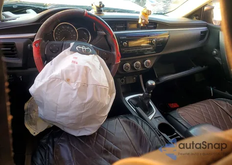 2015 Toyota Corolla L z USA, uszkodzony, nr VIN 2T1BURHE8FC314558